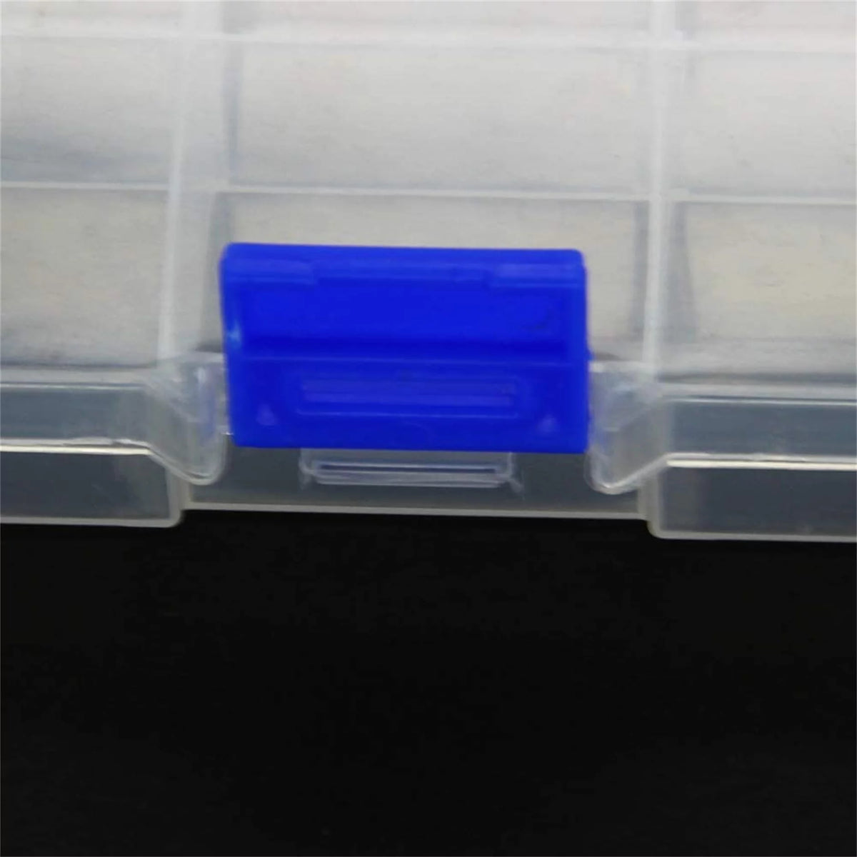 Transparent Plastic Storage Box 15 Removable Grids 2Pcs B3636