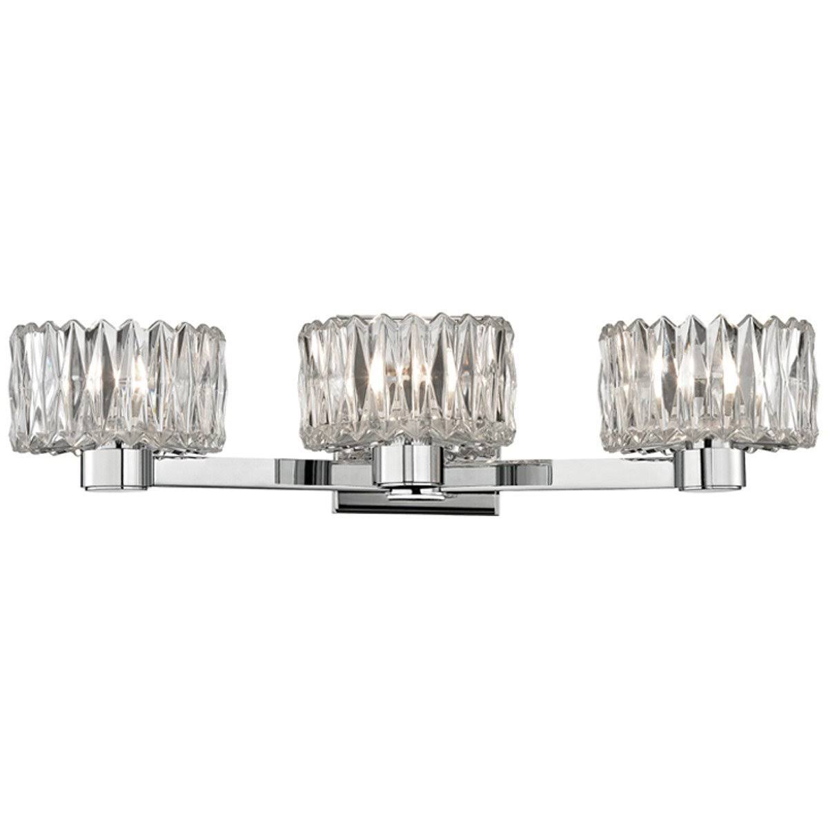 3 Light Bath Bracket, Satin Nickel G390
