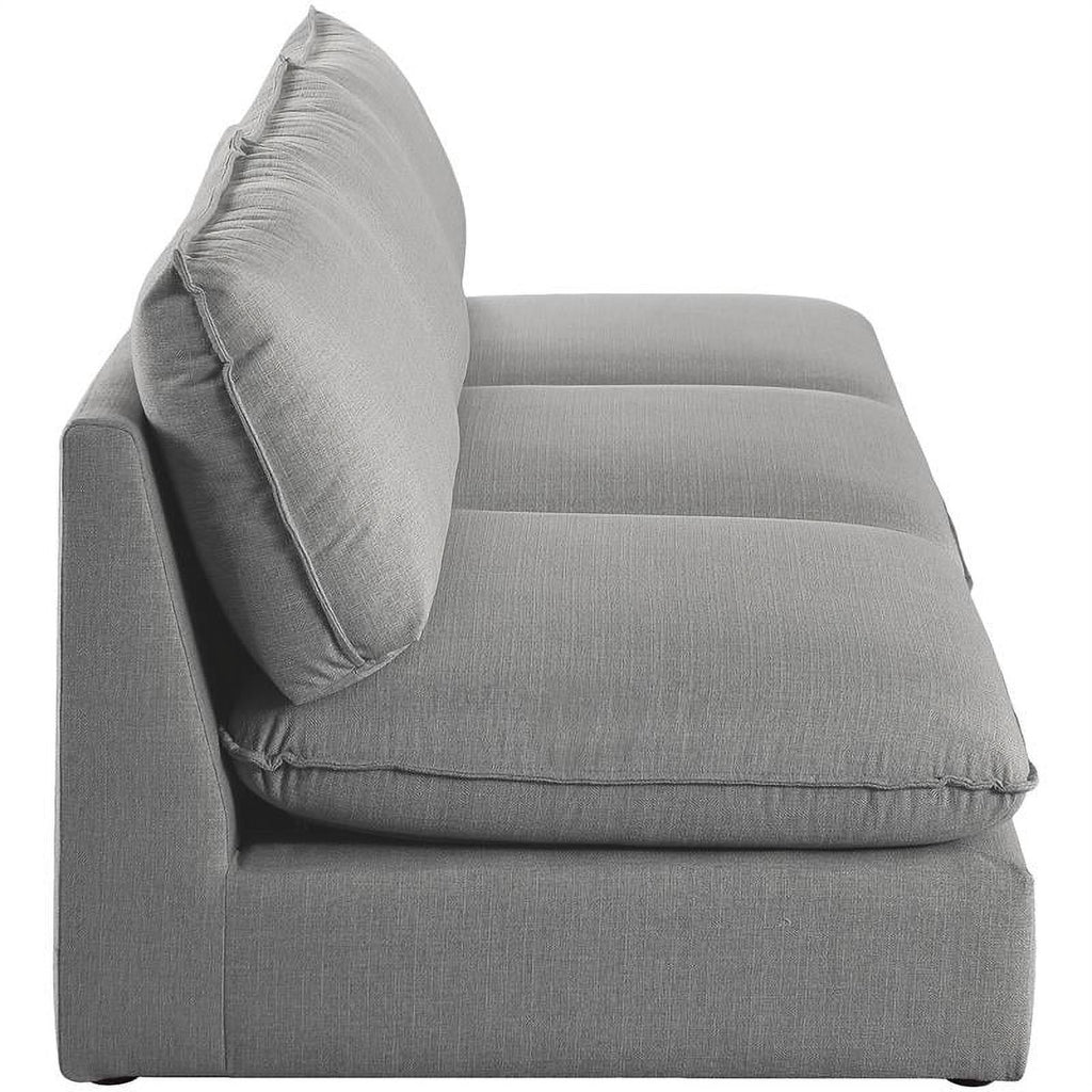 Grey Linen Textured Modular Sofa F821