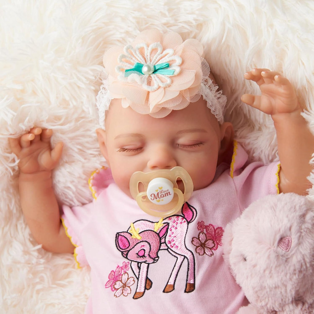 20 Inch Cloth Body Reborn Baby Doll T4092