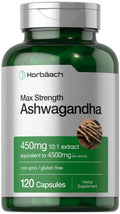 Ashwagandha Capsules 120 Count Gluten Free N183713