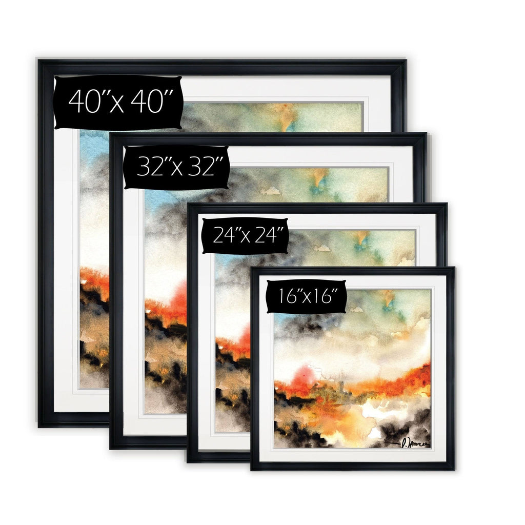 Framed Giclee Print 38x38 V22049