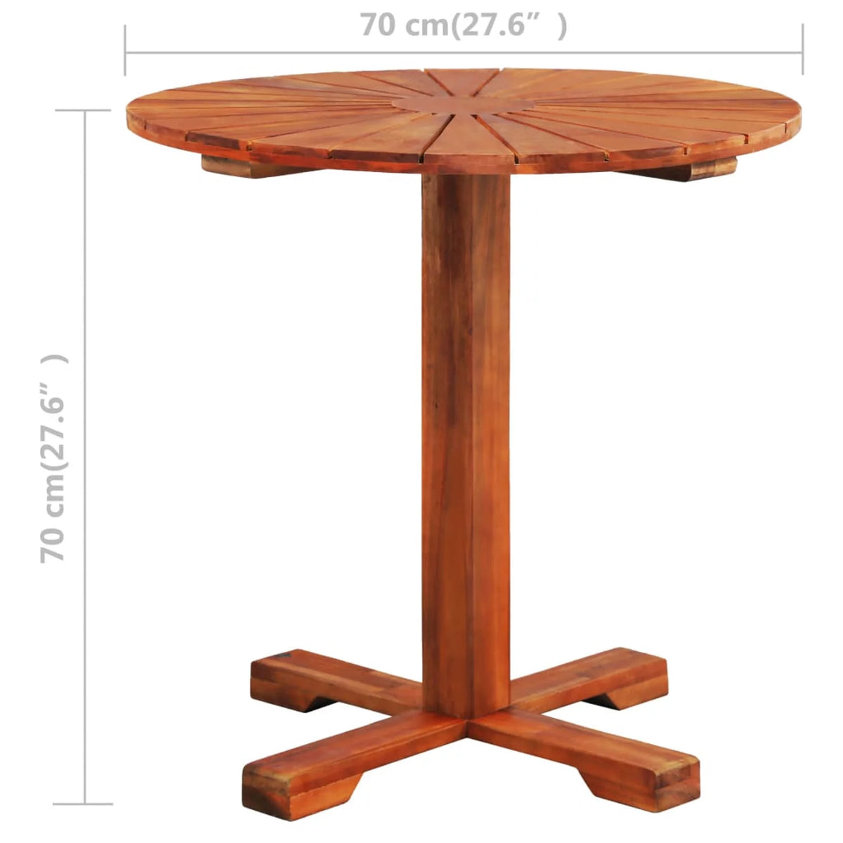 Solid Acacia Wood Bistro Table D693