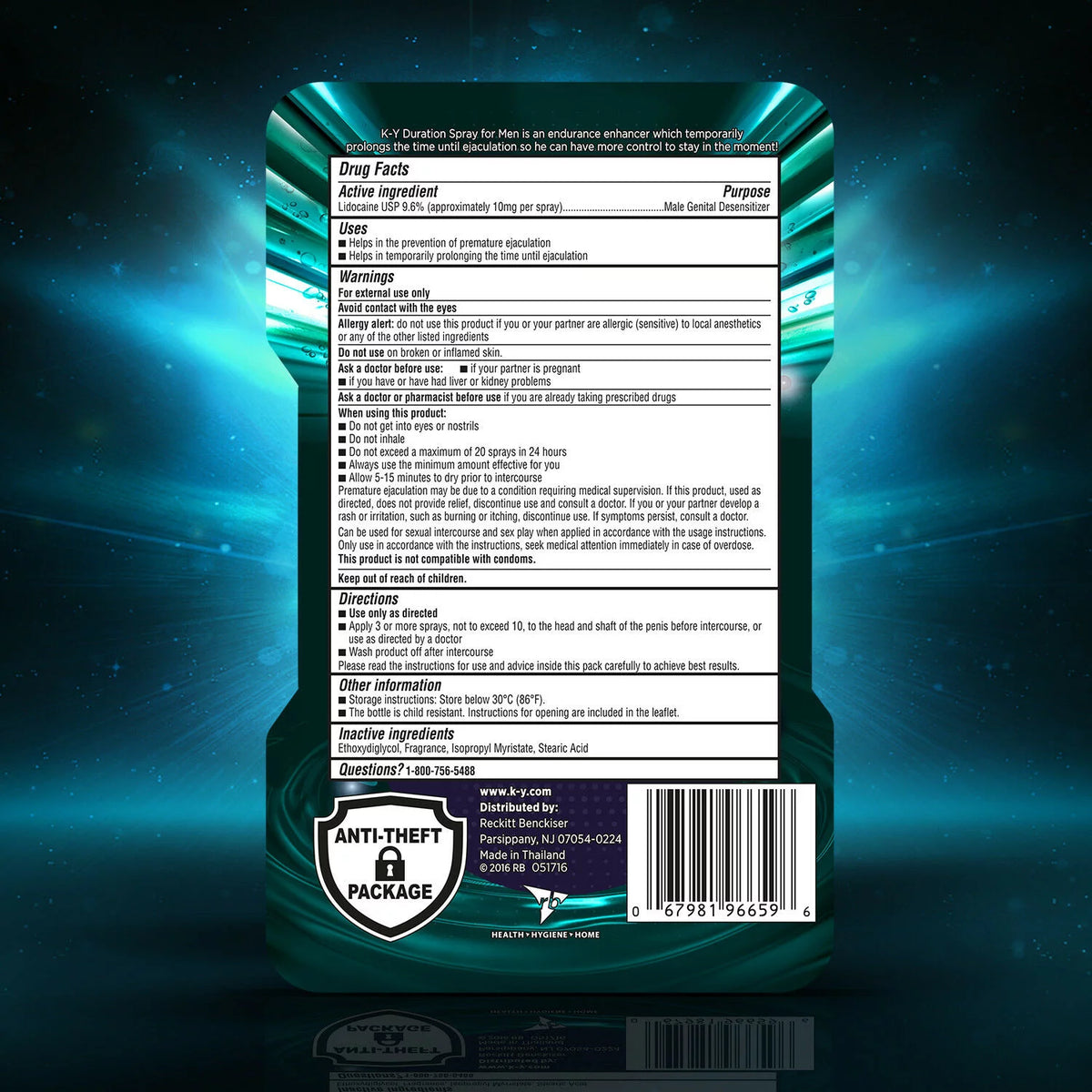 36 Pumps Male Genital Desensitizer Gel, 0.16 fl oz (Pack of 2) T208