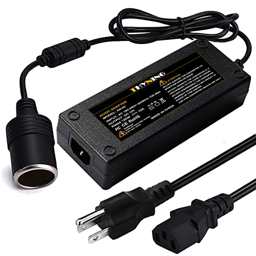 12V/5A 60W AC to DC Converter Car Outlet 110-240V to Cigarette Lighter Power Adapter J78080