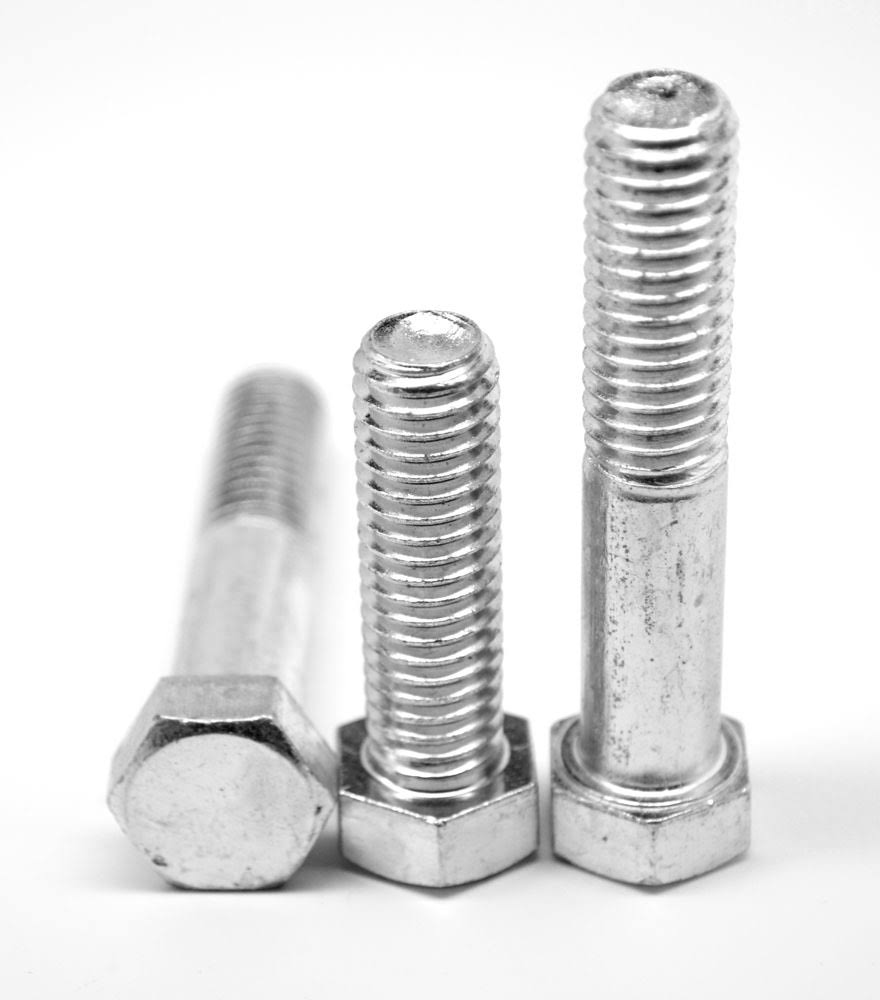 1/2x22-13 x 1 1/4x22 Coarse Thread Grade 2 Hex Cap Screw Low Carbon Steel Zinc Plated L943029
