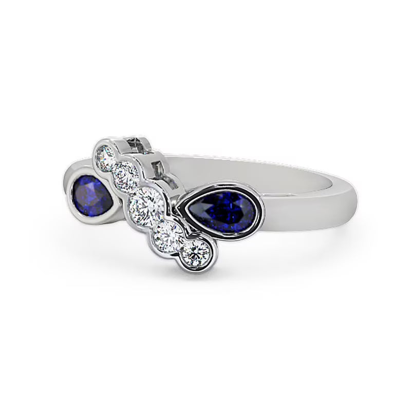 14K White Gold Eternity Band Size 11.5 I1475