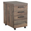 Weathered Oak Mobile File Cabinet C791877