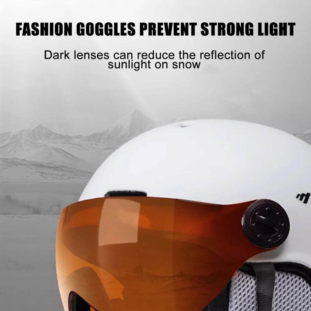 Skiing Helmet Winter Windproof Cycling Headgear Y3112