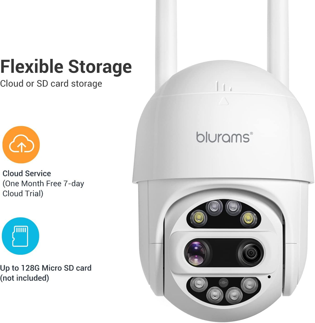 3MP Dual-Lens Outdoor Security Camera with Motion Tracking S927