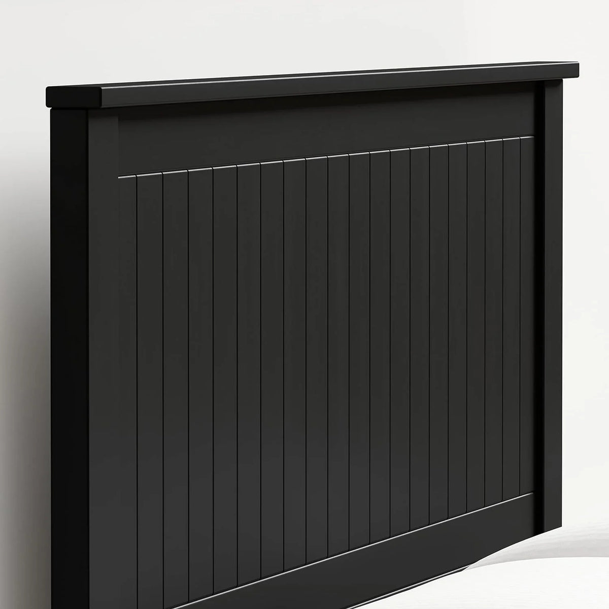 Black Queen Size Wood Panel Headboard W779779