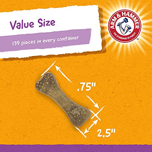 Peanut Butter Flavor Dental Treats for Dogs, 20 Count D34832