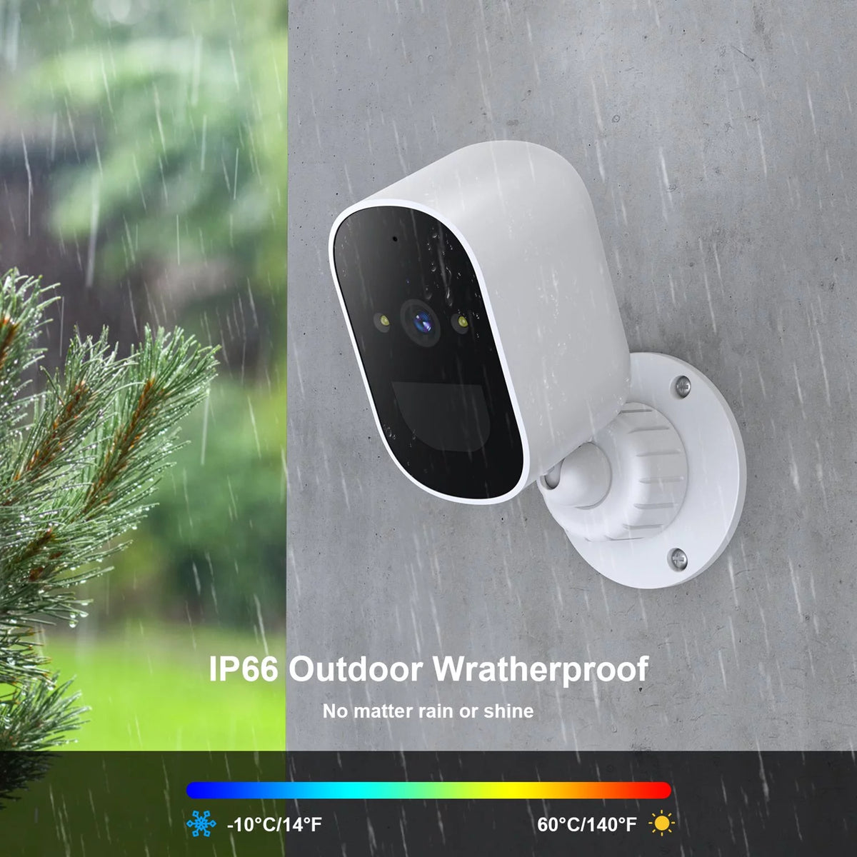 2K WiFi Outdoor Security Camera with Night Vision U722