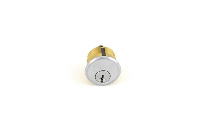 1x22 Mortise Cylinder Satin Chrome Finish L102