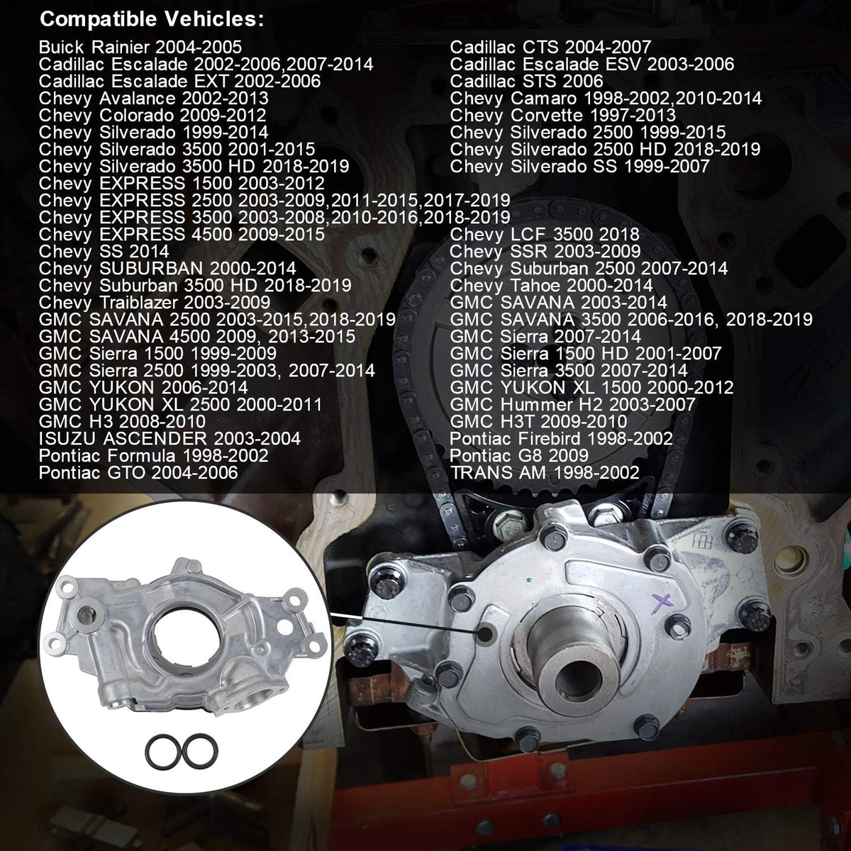 High Volume Oil Pump 4.8L 5.7L 6.0L Pack of 2 V78926