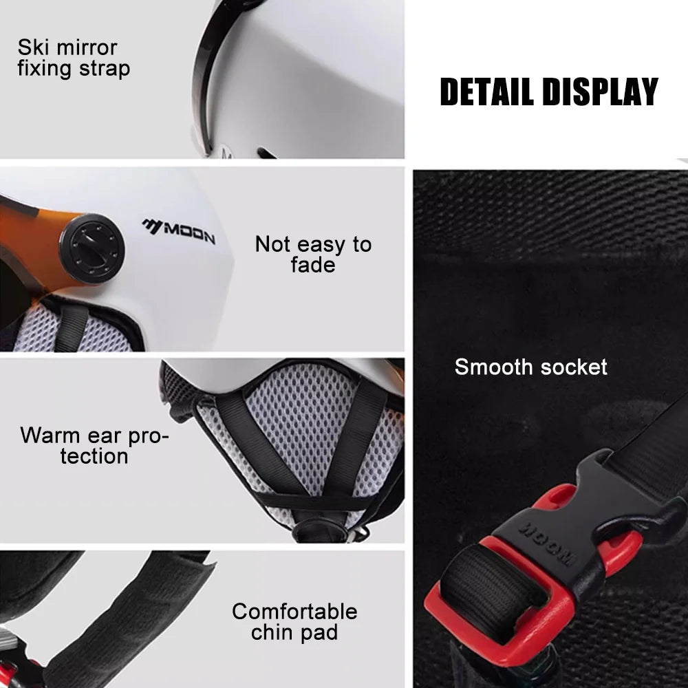 Skiing Helmet Winter Windproof Cycling Headgear Y3112