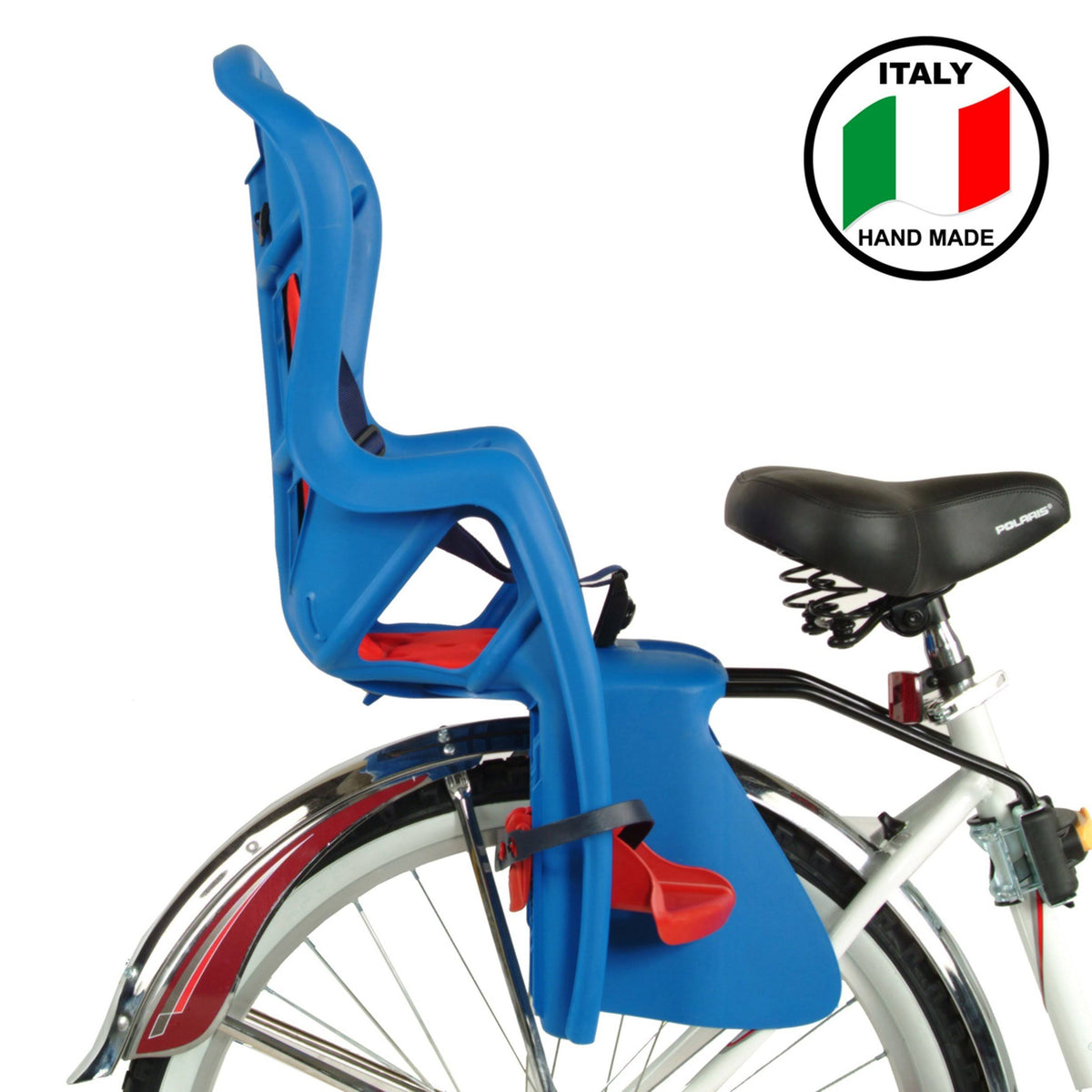 Blue/Red Seatpost Mounted Baby Carrier T824559