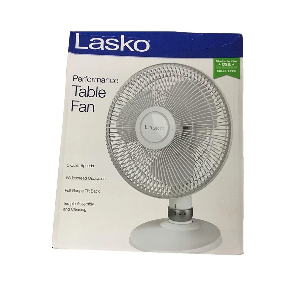 12" Table Fan, White G24896