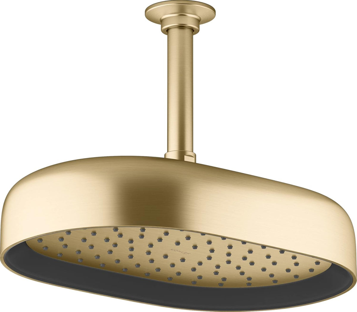 Matte Black Rainhead Showerhead F368