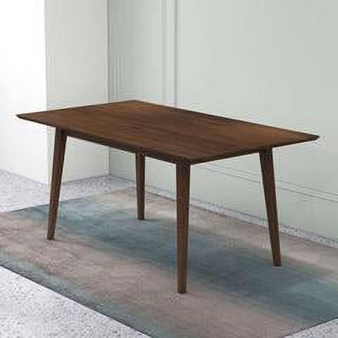 Solid Wood Walnut Rectangular Kitchen Dining Room Table R447980