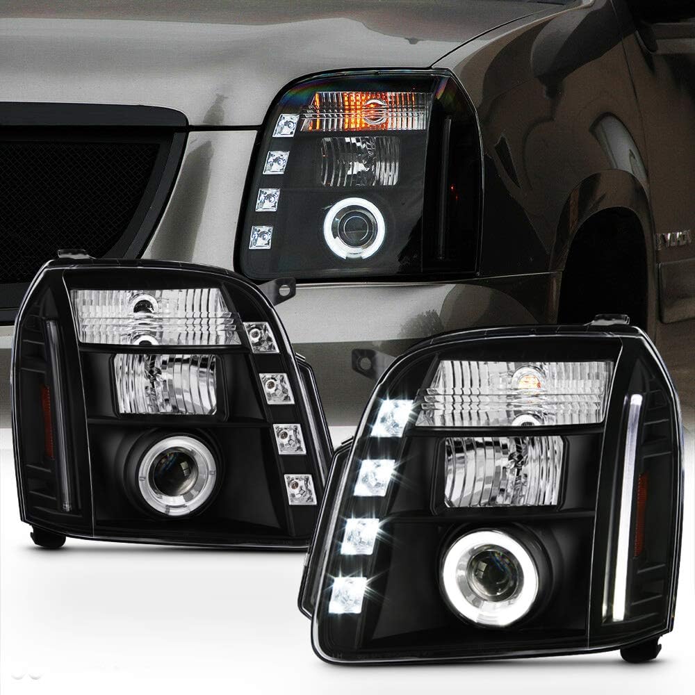 Black Housing Projector Headlights Headlamps Assembly S56546