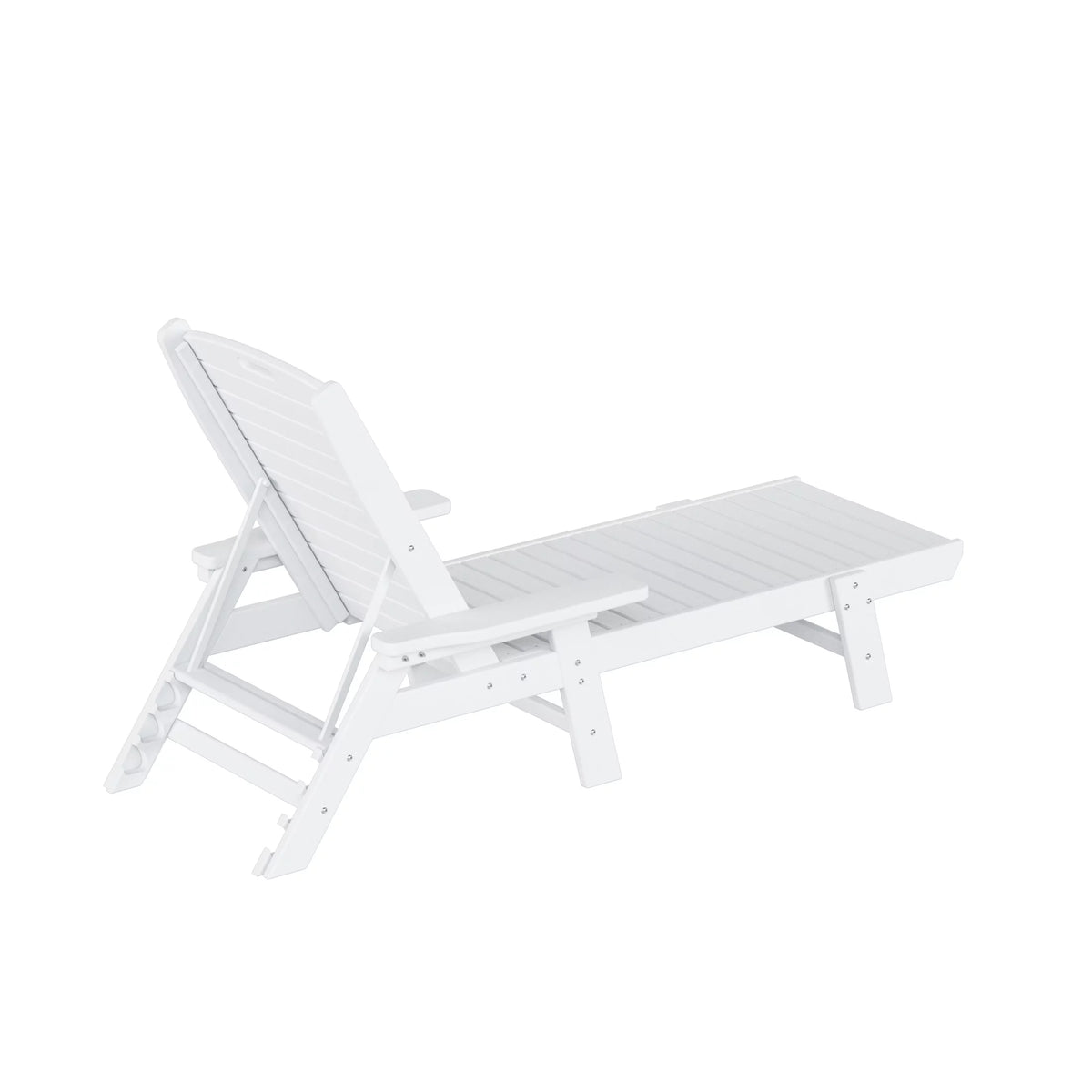 White Outdoor Lounge Chairs Set of 2 S897329