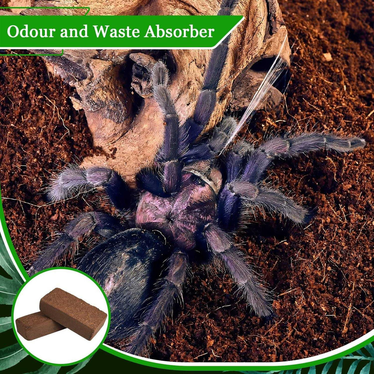 Natural Coconut Fiber Reptile Terrarium Bedding O94068
