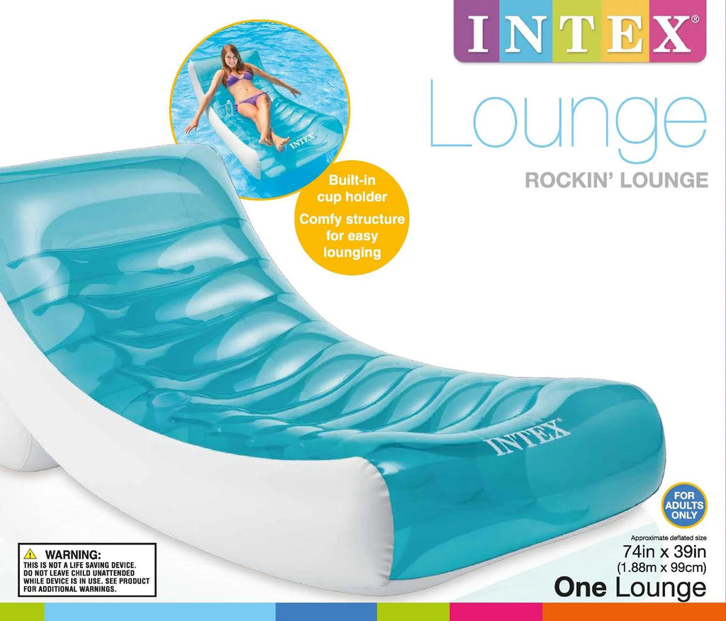 4 Pack Inflatable Pool Floating Raft with Cupholder Q5954