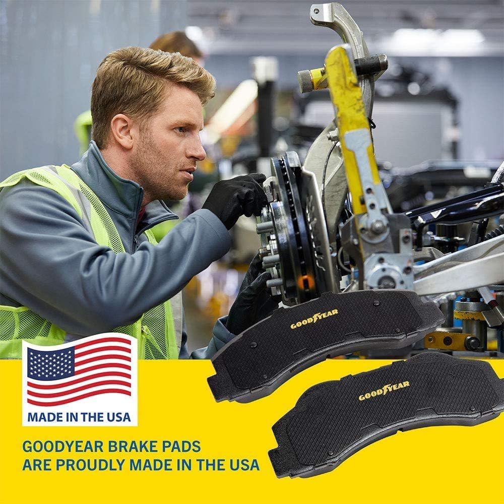 Carbon Ceramic Rear Disc Brake Pads Set for Ram ProMaster 1500, 2500, and 3500 2014-19 N471339