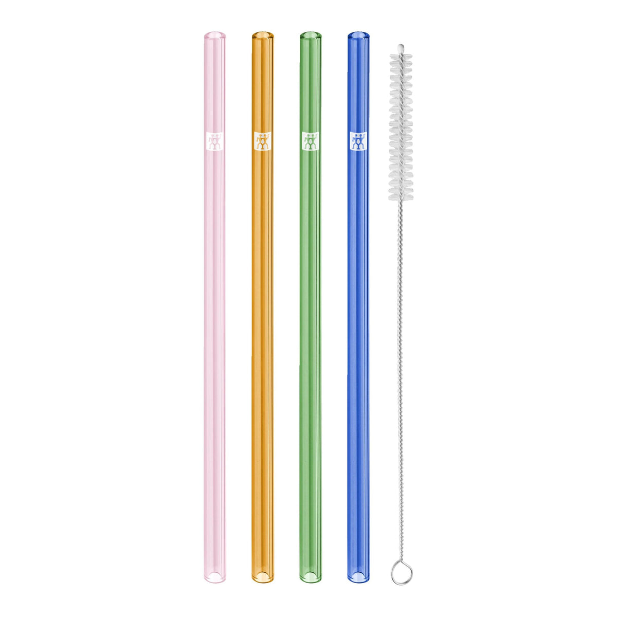 Colored Glass Straw Set O321958