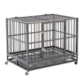 42 inch Heavy Duty Metal Dog Cage Kennel N82362