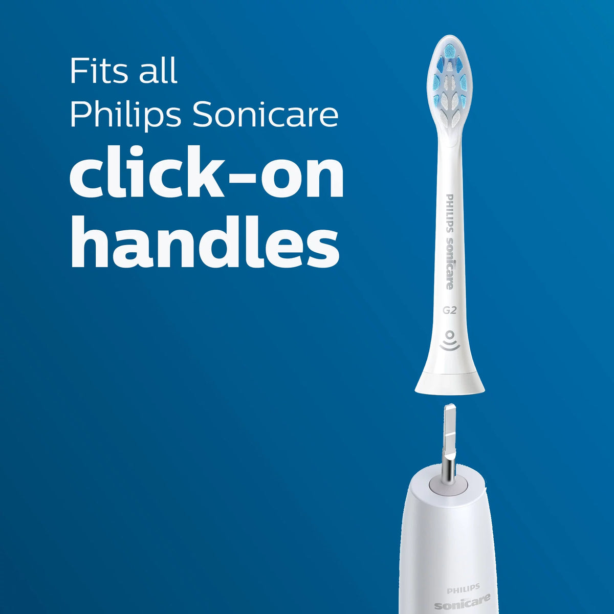 White Replacement Toothbrush Heads C9234