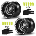 2 Pack Aluminum Alloy Responsive YoYo with Unresponsive Bearing W409