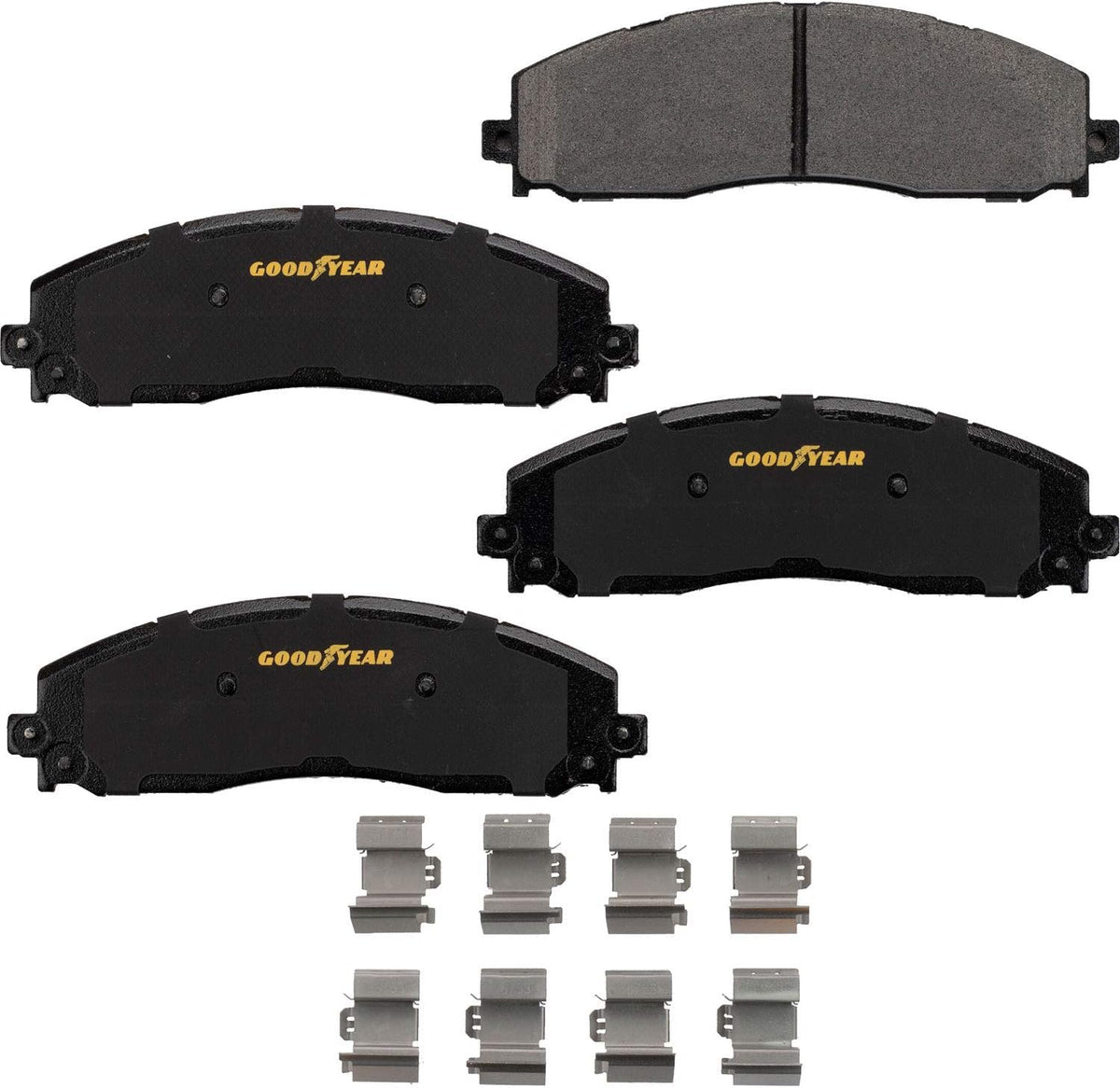 Carbon Ceramic Rear Disc Brake Pads Set for Ram ProMaster 1500, 2500, and 3500 2014-19 N471339