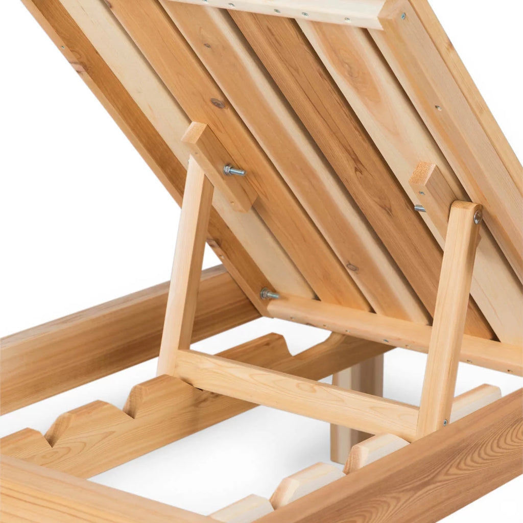 Reclining Cedar Chaise Lounger X982
