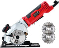 4 Amp 4-1/2 inch Mini Circular Saw with Laser Guide Z646