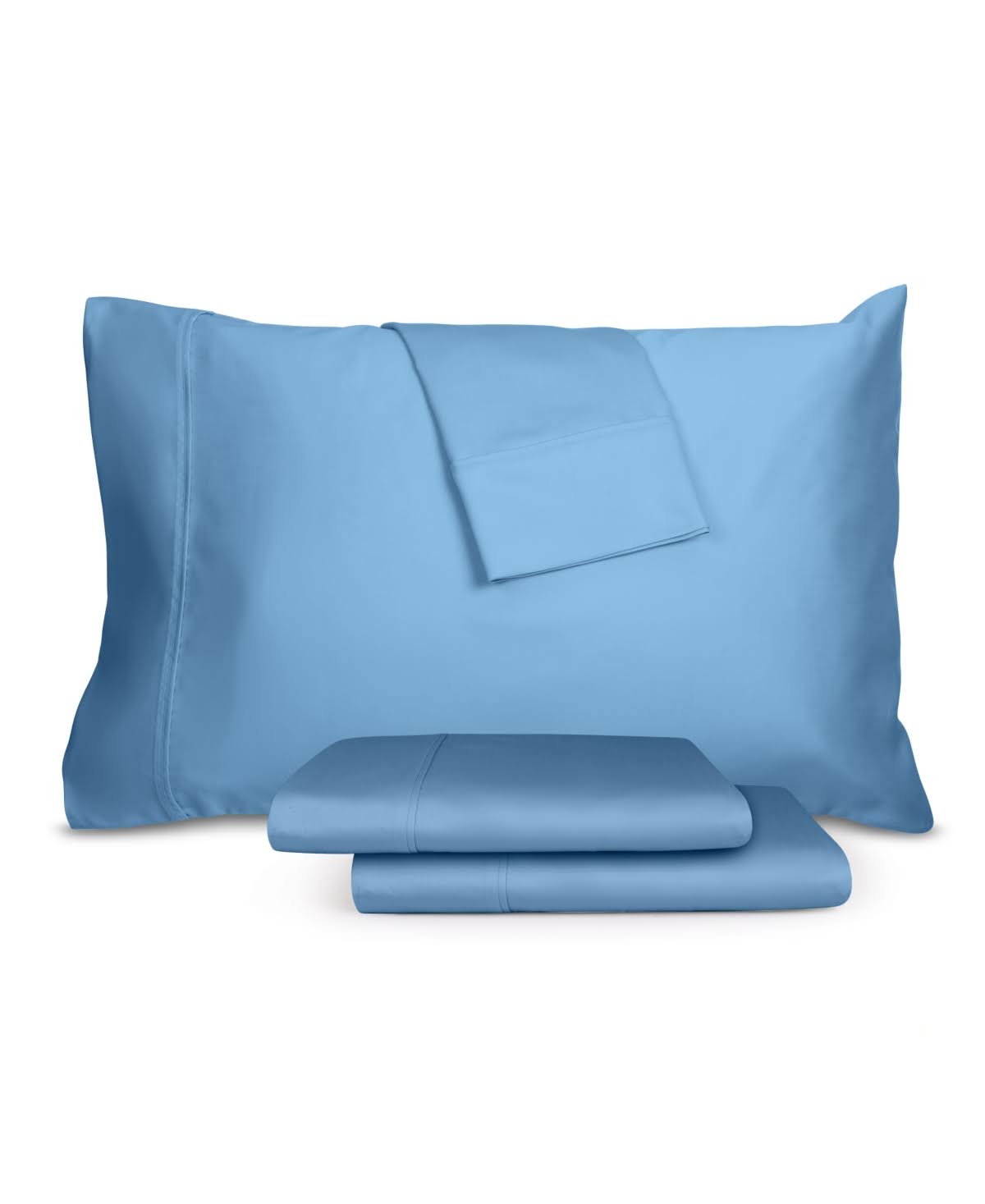 King Medium Blue 4 pc. Sheet Set O97754