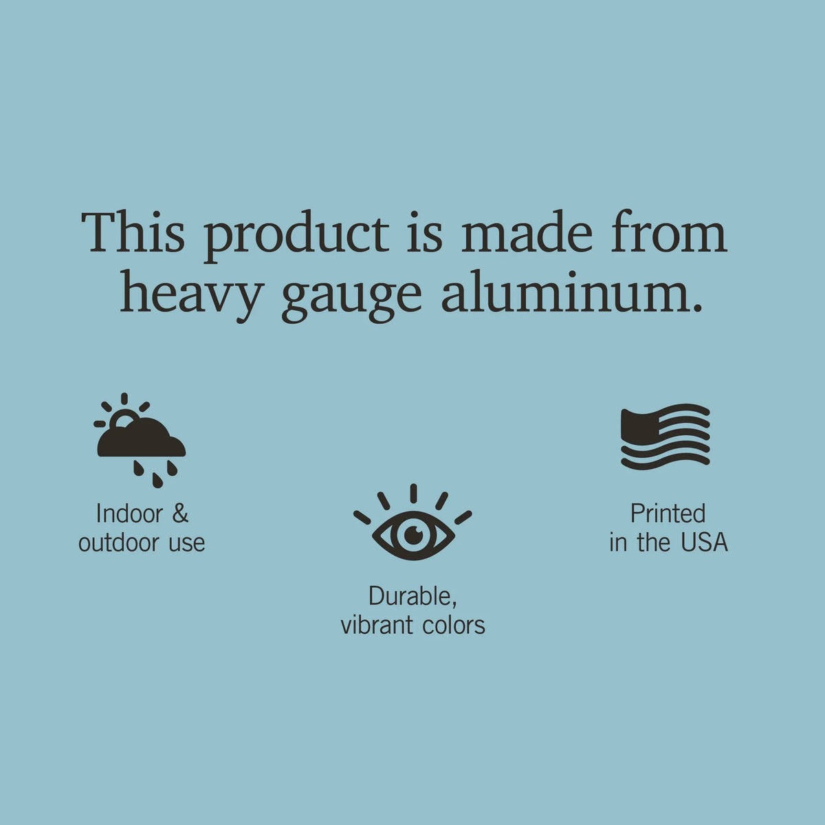 12x18 Aluminum Metal Sign Decor V171