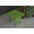 Lime Green Folding Oval End Table Q7581