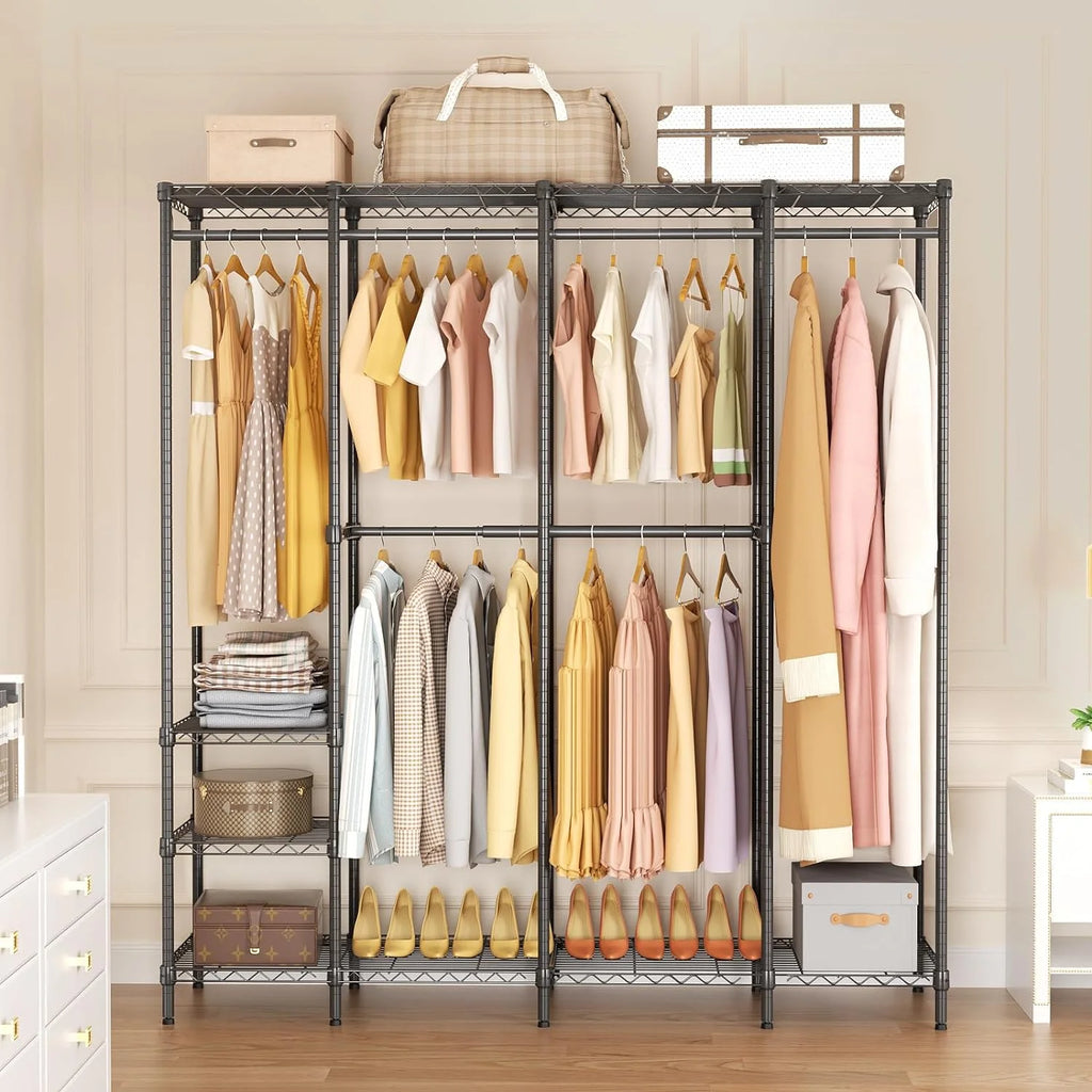 Freestanding Portable Wardrobe Closet Organizer S54520