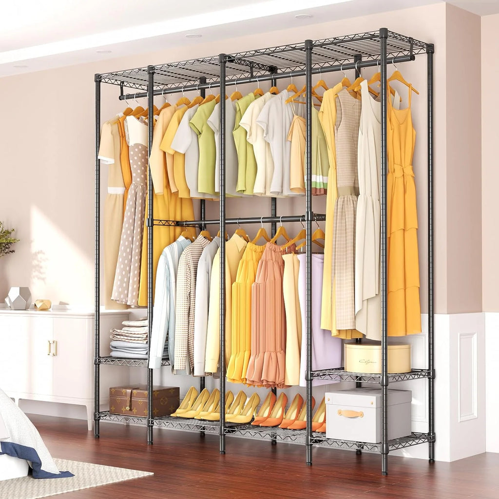 Freestanding Portable Wardrobe Closet Organizer S54520