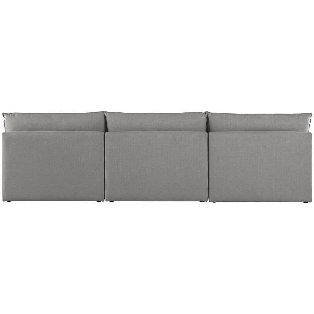 Grey Linen Textured Modular Sofa F821