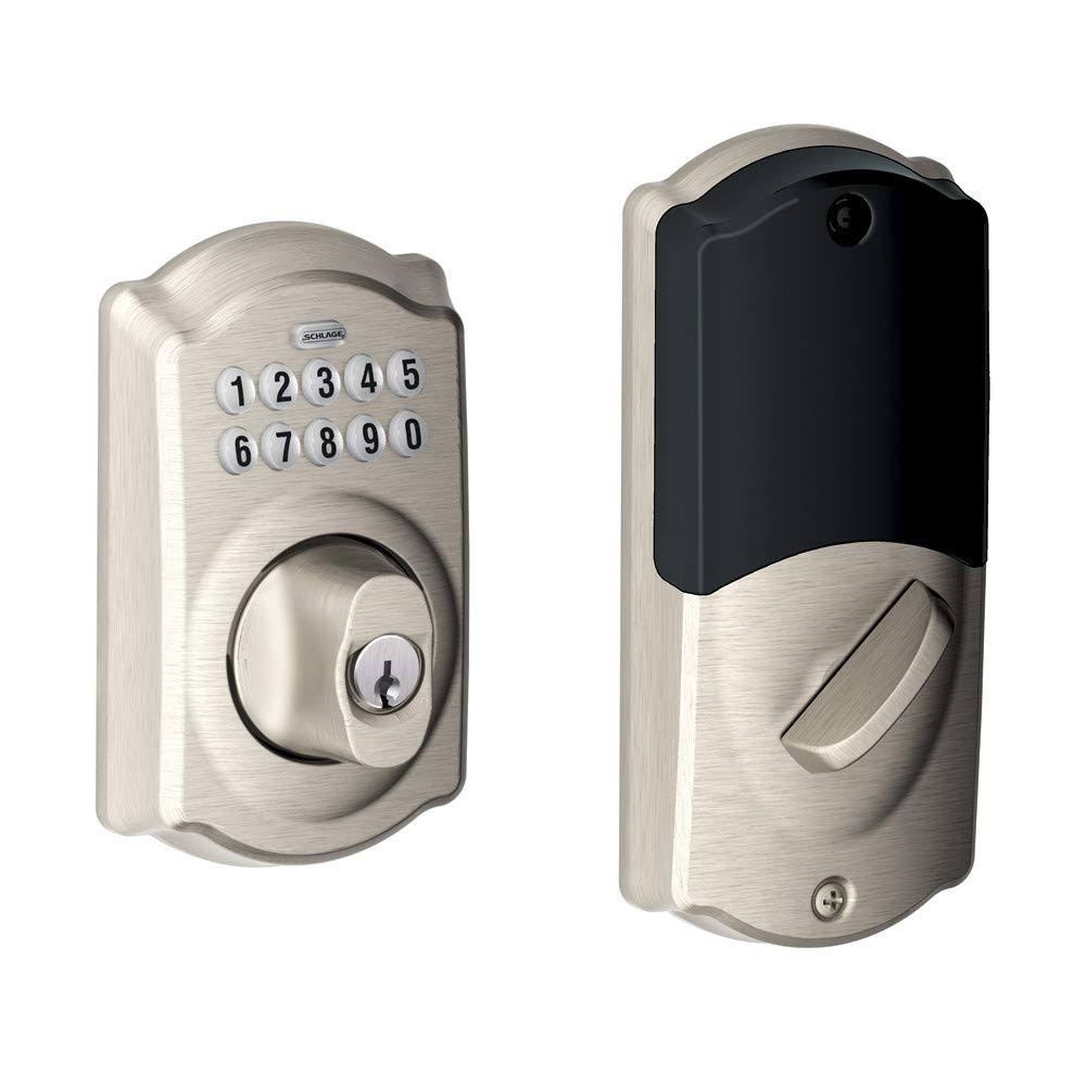 Satin Nickel Keypad Electronic Deadbolt B81564