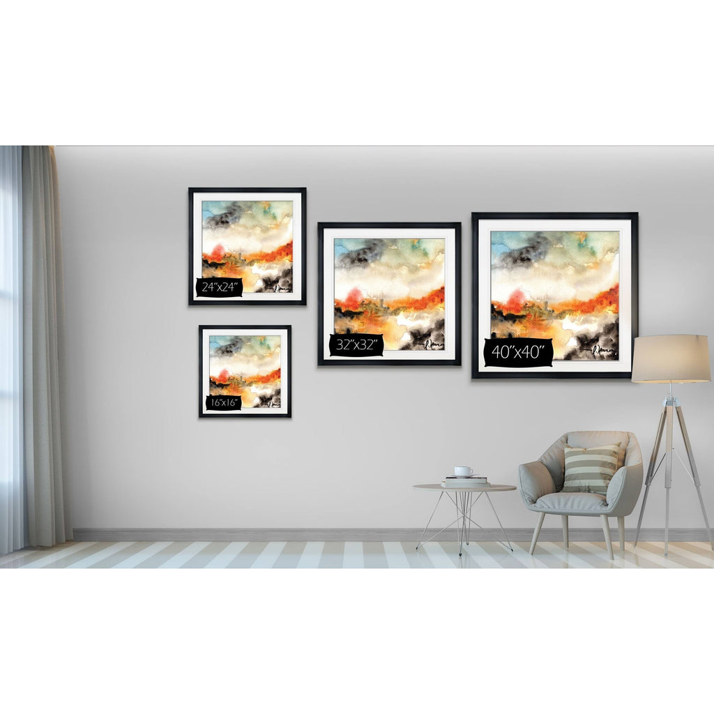 Framed Giclee Print 38x38 V22049