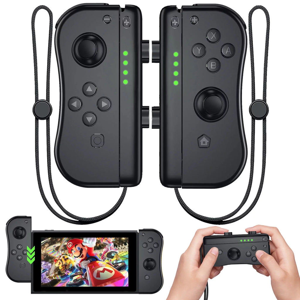 Black Wireless Joypad Controllers for Nintendo Switch X560898