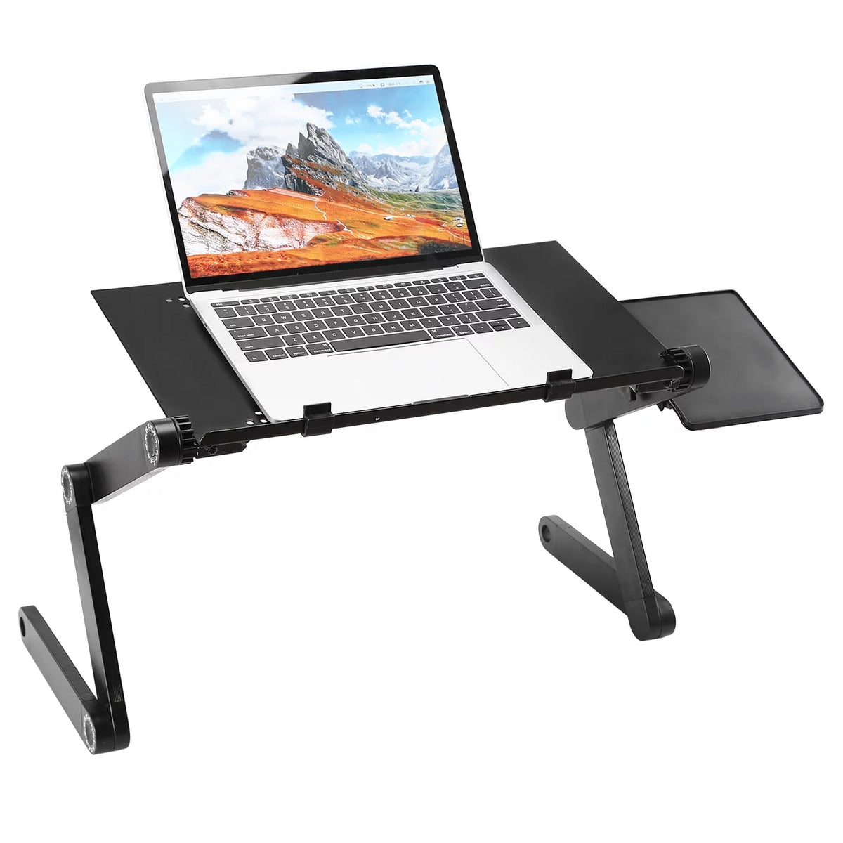 Folding Adjustable Laptop Desk with Mouse Board Y884374