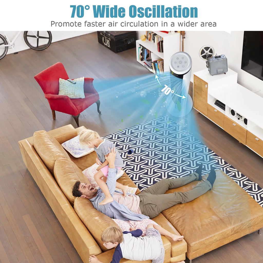 41'' Evaporative Air Cooler Oscillating Fan with Remote Control N991