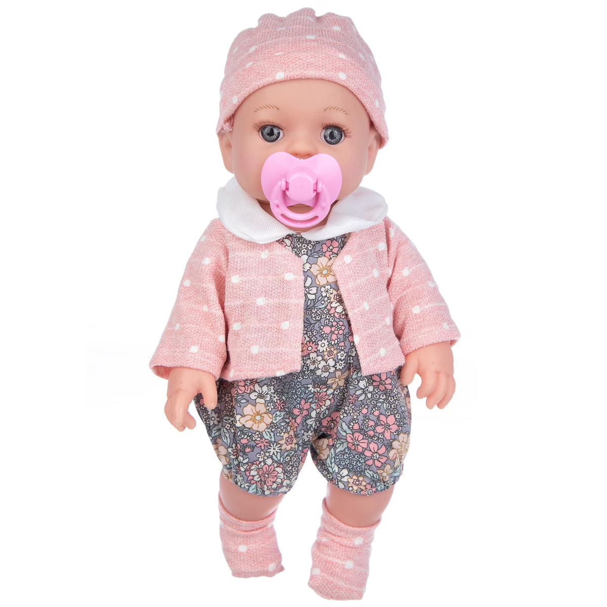 12 inch Realistic Vinyl Reborn Baby Doll with Doll Clothes Q522