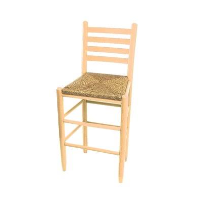 Wood Ladder Back Counter Stool L19316