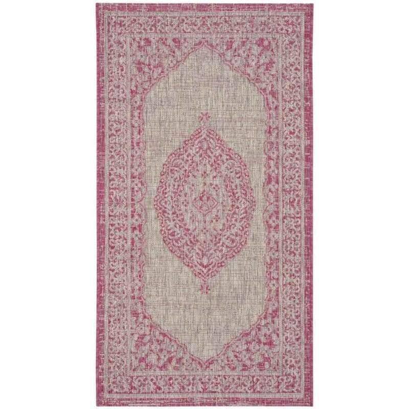 Light Beige Light Brown Courtyard Rug Y3208